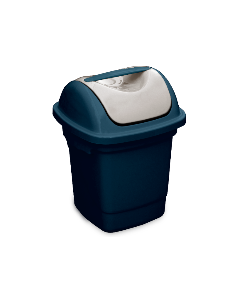 Imagem do produto: Lixeira Basculante 10L 2903 - Azul Petróleo