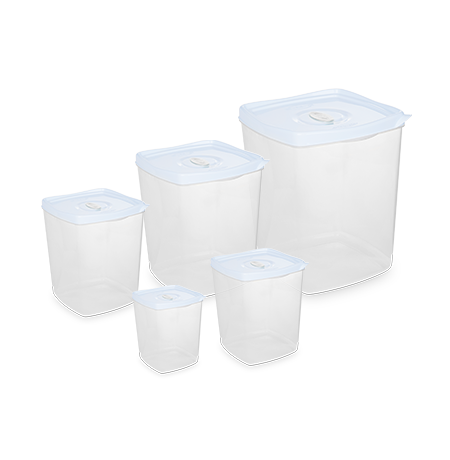 Set of 5 Square Container