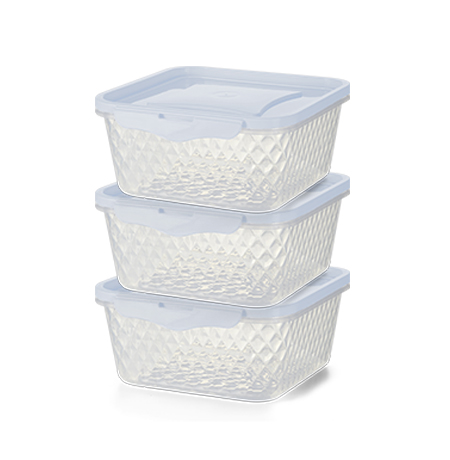 Imagem do produto: Set of 3 Cristal Containers 0,55L 4600