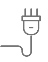 ícone caracteristica Produto elétrico - Tomada 3 pinos
