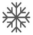 ícone caracteristica Permitido para congelador