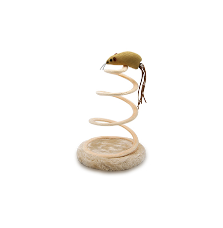 Imagem do produto: Brinquedo Mola Interativo Rato 7200 - Bege
